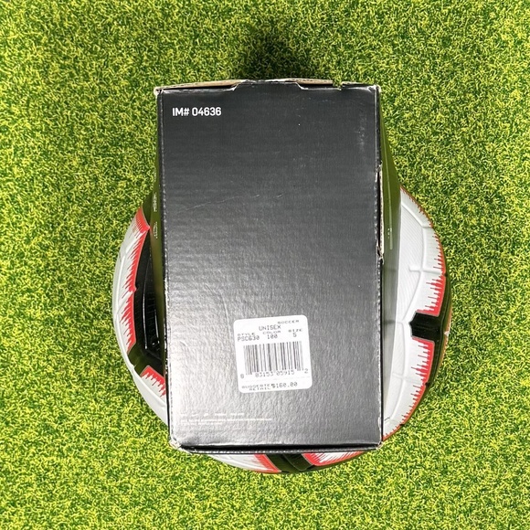 Nike Merlin ACC Official Match Soccer Ball Size 5 White Red Black PSC630-100 - Picture 6 of 7